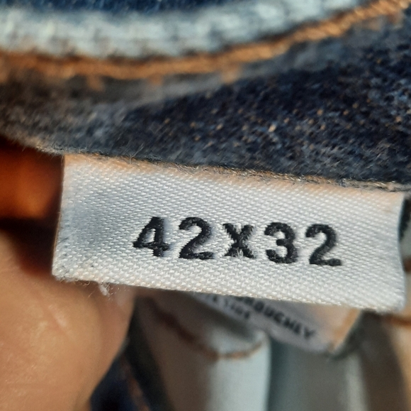 Westex Indigo Crude FR Straight Leg Mens Jeans Size 42x32 Dark Wash H&P Drilling - Picture 7 of 7